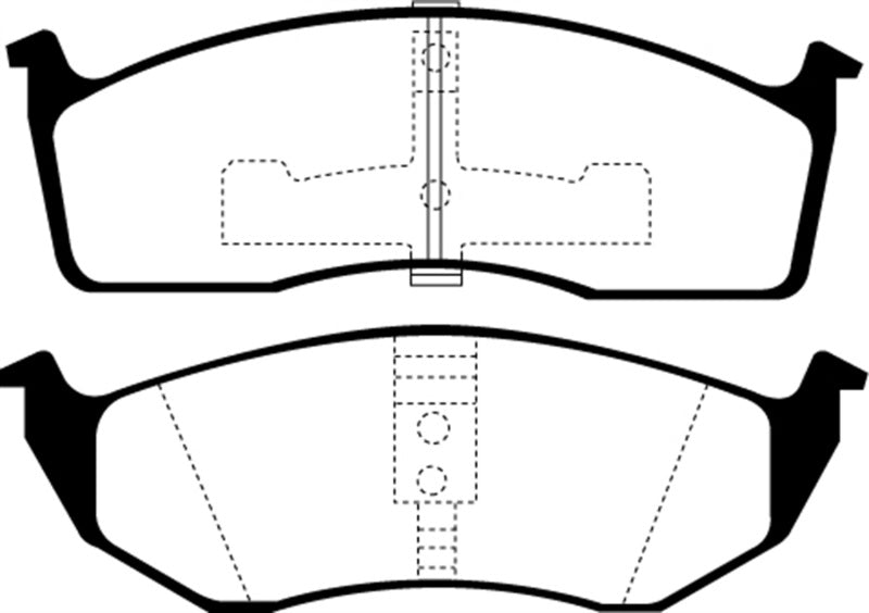EBC 93-94 Chrysler Concorde 3.3 Ultimax2 Front Brake Pads - UD591