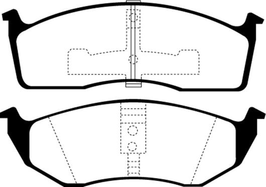 EBC 93-94 Chrysler Concorde 3.3 Ultimax2 Front Brake Pads - UD591
