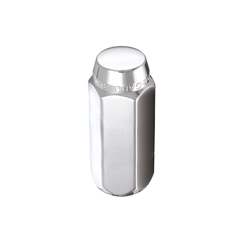 McGard Hex Lug Nut (Cone Seat) M12X1.75 / 13/16 Hex / 1.815in. Length (Box of 100) - Chrome - 69419