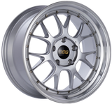 BBS LM-R 19x9.5 5x130 ET40 CB71.6 Diamond Silver Center Diamond Cut Lip Wheel - LM311DSPK