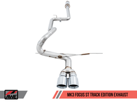 AWE Tuning Ford Focus ST Track Edition Cat-back Exhaust - Diamond BlackTips - 3020-33036
