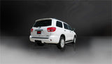 Corsa 08-13 Toyota Sequoia 5.7L V8 Touring Cat-Back Exhaust w/Black 4in Tip - 14573BLK