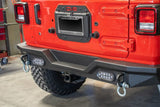 DV8 Offroad 2018+ Jeep Wrangler JL Spare Tire Delete Kit w/ License Plate Bracket w/o Reverse Camera - JLTS-01