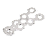 Stainless Works Small Block Ford 4.6L 2V Round Port Header 304SS Exhaust Flanges 1-5/8in Primaries - HF462V163
