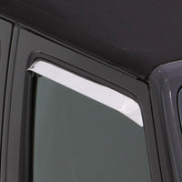 AVS 71-96 Chevy G10 Van Ventshade Window Deflectors 2pc - Stainless - 12032