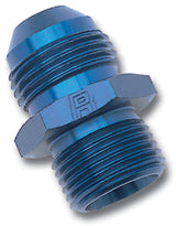Russell Performance -6 AN Flare to 14mm x 1.5 Metric Thread Adapter (Blue) - 670520
