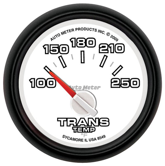 Autometer Factory Match 52mm Short Sweep Electronic 100-250 Deg F Transmission Temperature Gauge - 8549