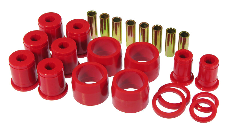 Prothane 65-70 GM Full Size Rear Upper/Lower Control Arm Bushings - Red - 7-310