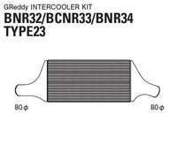 GReddy 89-02 Nissan Skyline BNR32/33/34 Intercooler Kit (Special Order) - 12020208
