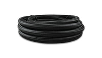 Vibrant -10 AN Black Nylon Braided Flex Hose .56in ID (50 foot roll) - 12000