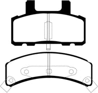 EBC 97-99 Cadillac Deville 4.6 (Rear Drums) Ultimax2 Front Brake Pads - UD369