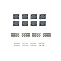 Westin Premier 4 Oval Nerf Step Bars 72 in - Black (Does Not Include Brackets) - 22-5055