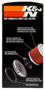 K&N Oil Filter 80-98 Harley Davidson FXB/FXD?FXDB/FXDC/FXDL/FXDS/FXDWG - 3in OD x 5.969in Height - KN-173C