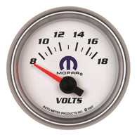 Autometer Mopar 52.4mm SSE 8-18 Volts Voltmeter Gauge - 880035