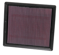 K&N Replacement Air Filter - Panel for 13 Chevrolet Malibu 2.5L/2.0L - 33-2497