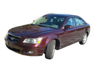 AVS 05-10 Hyundai Sonata (Old Body Style) Ventvisor Outside Mount Window Deflectors 4pc - Smoke - 94206