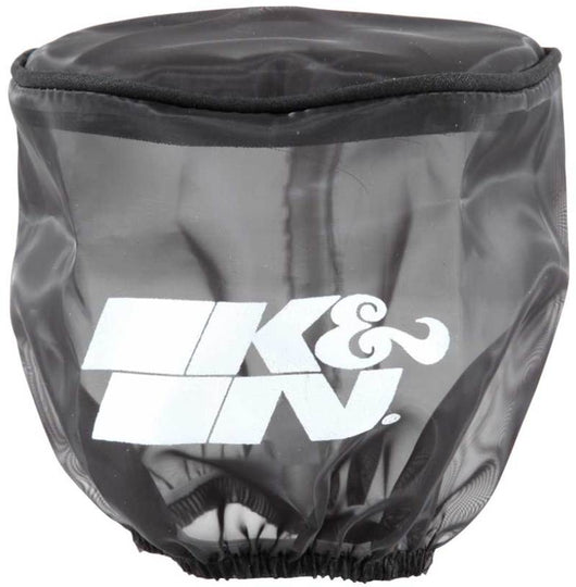 K&N Black DryCharger Round Straight Air Filter Wrap 4.5in ID x 4in H - RB-0900DK