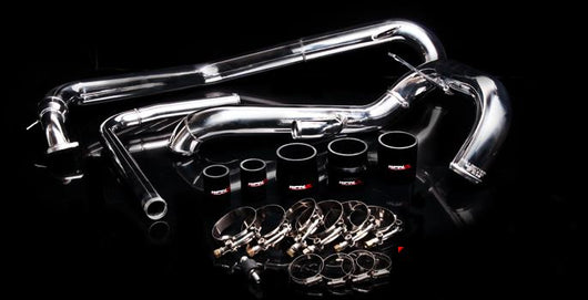 Weapon R Polished Upper Intercooler Piping for 08-10 Mitsubishi Evolution X - 501-111-110