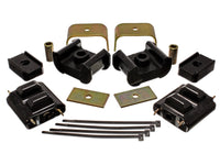 Energy Suspension 73-84 K5 Blazer 4WD Fullsize Black Complete Motor&Trans Mount Set Zinc Finish - 3.1124G