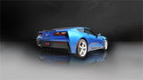 Corsa 2015 Chevy Corvette Z06 3in Axle Back Exhaust, Black Quad 4.5in Tip (Xtreme) - 14766BLK