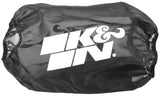 K&N Round Tapered Drycharger Air Filter Wrap 8in B ID x 6.625in T ID x 10.5in H - RC-5166DK