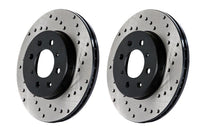 StopTech Sport Cross Drilled Brake Rotor - Rear Right - 128.34147R