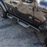 Westin/HDX 2018 Jeep Wrangler JL Unlimited Drop Nerf Step Bars - Textured Black - 56-140652