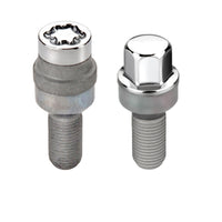McGard 5 Lug Hex Install Kit w/Locks (Radius Seat Bolt) M14X1.5 / 17mm Hex / 28.1mm Shank L - Chrome - 68020