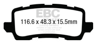 EBC 13+ Acura RLX 3.5 Greenstuff Rear Brake Pads - DP23018