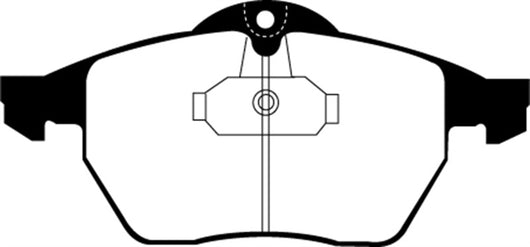 EBC 99-02 Saab 9-3 Convertible Ultimax2 Front Brake Pads - UD736
