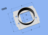 Vibrant MAF SenAdapter Plate Toyota w/ Bosch MAF Sensuse w/ 3in ID filteronly - 1996