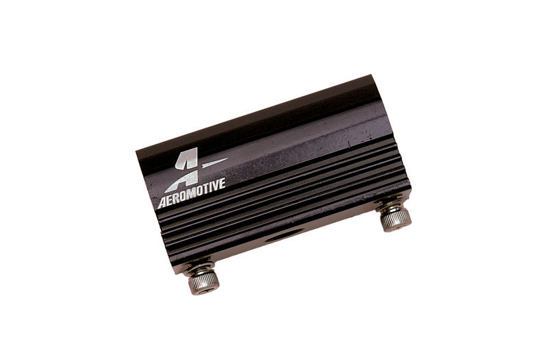 Aeromotive 96-04 Ford 4.6 L Fuel Rail Pressure Sensor Adapter Log (-08 AN inlet / outlet) - 15112