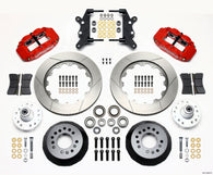 Wilwood Narrow Superlite 6R Front Hub Kit 14.00in Red 60-68 Ford / Mercury Full Size / Galaxie - 140-13655-R