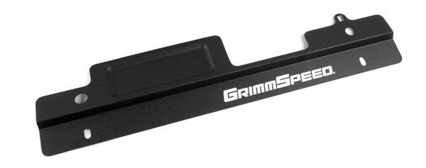 GrimmSpeed 02-07 Subaru Impreza/WRX / 04-07 STI Radiator Shroud w/Tool Tray - Black - 096005