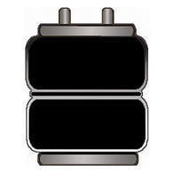 Firestone Ride-Rite Replacement Bellow 268C (For Kit PN 2488/2061) (W217606764) - 6764