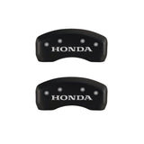 MGP 4 Caliper Covers Engraved Front & Rear Honda Red finish silver ch - 20103SHONRD