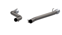 QTP 16-18 Chevrolet Camaro SS 6.2L 304SS Eliminator Muffler Delete Axle Back Exhaust w/4.5in Tips - 700116