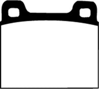 EBC 82-89 Maserati Biturbo 2.5 Twin Turbo Ultimax2 Rear Brake Pads - UD031