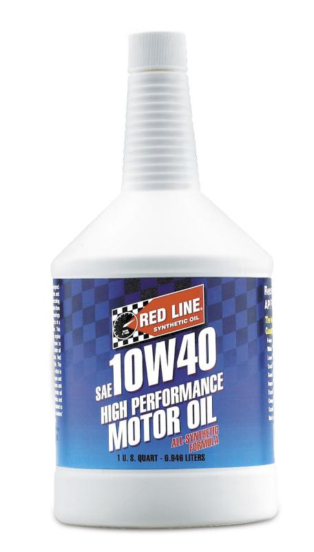 Red Line 10W40 Motor Oil Quart - 11404
