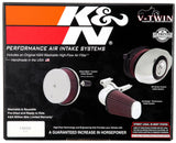 K&N Oval Red 9in Intake System for Harley Davidson - RK-3910-1