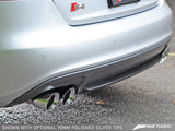 AWE Tuning Audi B8.5 S4 3.0T Track Edition Exhaust - Chrome Silver Tips (102mm) - 3020-42026