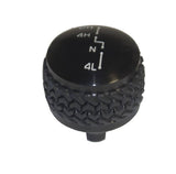 DV8 Offroad 1987-1995 Jeep YJ 4WD Transfer Case Knob Black - D-JP-180031-BK