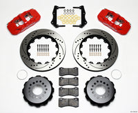 Wilwood AERO4 Rear Kit 14.25in Drilled Red 2006-10 Magnum/Challngr/Chrgr/300C - 140-11765-DR