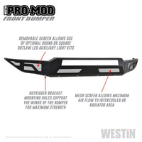 Westin 17-19 Ford F-250/350 Pro-Mod Front Bumper - 58-41175
