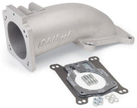 Edelbrock Ultra Low Profile Intake Elbow 90mm Throttle Body to Square-Bore Flange As-Cast Finish - 3847