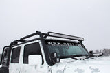 MBRP 07-15 Jeep Wrangler JK Fab Windshield Single Light Kit - Black Coated - 182746