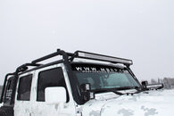 MBRP 07-15 Jeep Wrangler JK Fab Windshield Single Light Kit - Black Coated - 182746