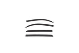 AVS 16-18 Toyota Tundra Access Cab Low Profile Color Match Ventvisors 4pc - Midnight Black Metallic - 894015-218-B