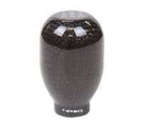 NRG Universal Shift Knob 42mm - Heavy Weight 480G / 1.1Lbs. - Black Carbon Fiber (5 Speed) - SK-100BC-W