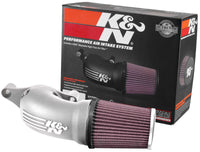 K&N 17-18 Harley Davidson Touring Models Performance Air Intake System Silver - 57-1139S